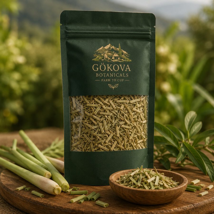 Gökova Botanicals 100 gr kurutulmuş lemongrass premium poşet ürün